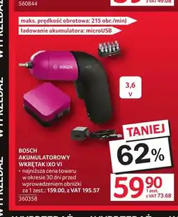 Selgros Akumulatorowy wkrętak Bosch Ixo Vi oferta