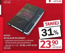 Selgros Notes B5/96 kartek Disney Star Wars oferta