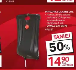 Selgros Prysznic solarny oferta