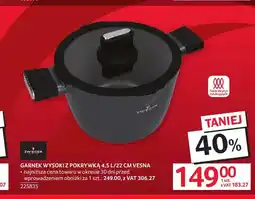 Selgros Garnek wysoki z pokrywką Zwieger Vesna oferta