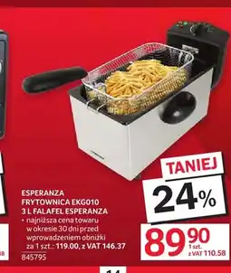 Selgros Frytownica Esperanza EKG010 3 l Falafel oferta
