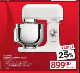 Selgros Robot planetarny Kenwood KMX751 oferta