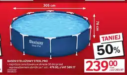 Selgros Basen stelażowy Steel Pro Bestway 305 cm oferta