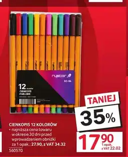 Selgros Cienkopis Rystor 12-pak oferta