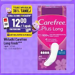 Polomarket Wkładki higieniczne Carefree Plus Long Fresh oferta