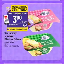 Polomarket Ser topiony w kubku Mleczna Polana z szynką oferta
