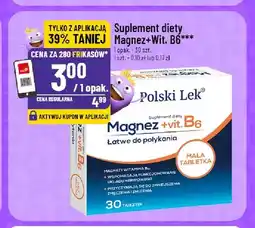 Polomarket Suplement diety Magnez+Vit. B6 Polski Lek oferta