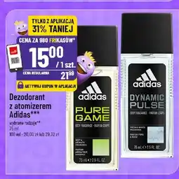 Polomarket Dezodorant z atomizerem Adidas Pure Game oferta