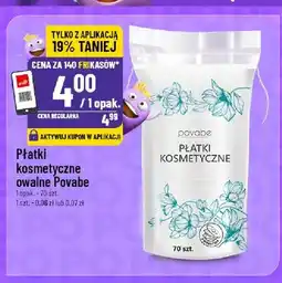 Polomarket Płatki kosmetyczne owalne Povabe oferta