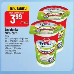 Polomarket Śmietanka Zott Primo 30% oferta