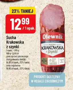 Polomarket Sucha krakowska z szynki Olewnik oferta