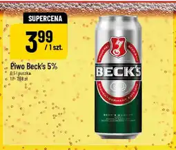Polomarket Piwo Beck's 5% oferta