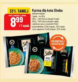 Polomarket Karma dla kota Sheba 4-pak oferta