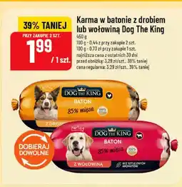 Polomarket Karma w batonie dla psa z wołowiną Dog The King oferta