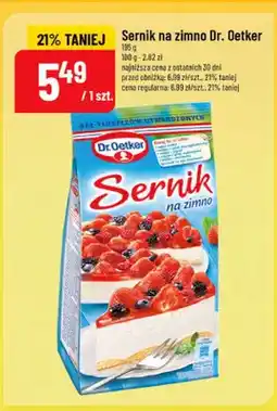 Polomarket Sernik na zimno Dr. Oetker oferta