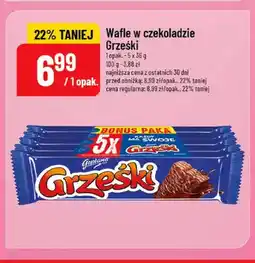 Polomarket Wafle w czekoladzie Grześki 5-pak oferta