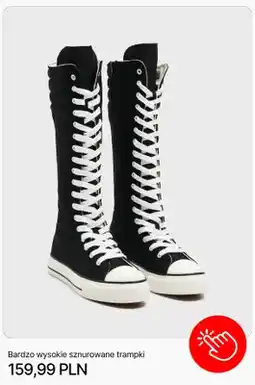 Cropp Trampki bardzo wysokie sznurowane Cropp oferta