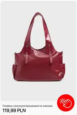 Cropp Torebka z bocznymi kieszeniami na zatrzask Cropp oferta