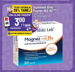 Polomarket Suplement diety Magnez+Wit. B6 Polski Lek oferta