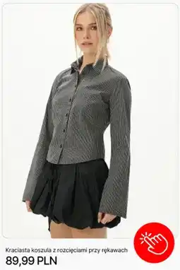Cropp Koszula damska kraciasta z rozcięciami przy rękawach Cropp oferta