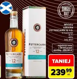 Carrefour Market Whisky szkocka Fettercairn 12 Y.O oferta