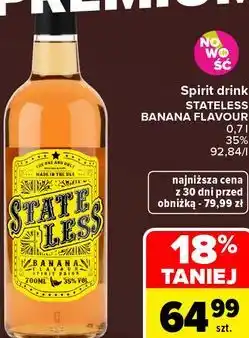 Carrefour Market Spirit drink STATELESS BANANA FLAVOUR oferta