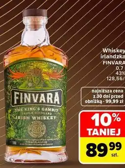 Carrefour Market Whiskey irlandzka FINVARA oferta