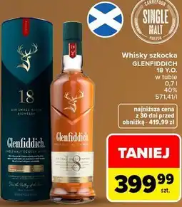 Carrefour Market Whisky szkocka GLENFIDDICH 18 Y.O oferta