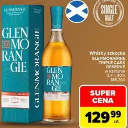 Carrefour Market Whisky szkocka GLENMORANGIE TRIPLE CASK RESERVE w kartonie oferta