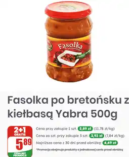 Dino Fasolka po bretońsku z kiełbasą Yabra oferta
