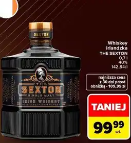 Carrefour Market Whiskey irlandzka THE SEXTON oferta