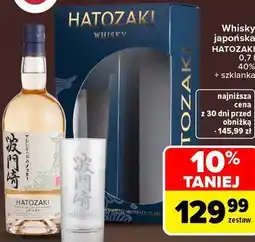 Carrefour Market Whisky japońska HATOZAKI + szklanka oferta