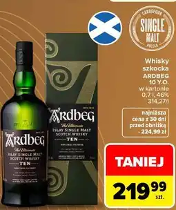 Carrefour Market Whisky szkocka ARDBEG 10 Y.O. w kartonie oferta