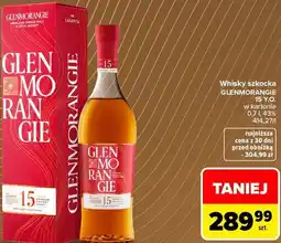Carrefour Market Whisky szkocka GLENMORANGIE 15 Y.O. w kartonie oferta