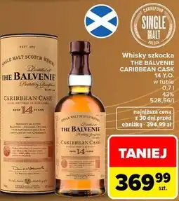 Carrefour Market Whisky szkocka THE BALVENIE CARIBBEAN CASK 14 Y.O oferta