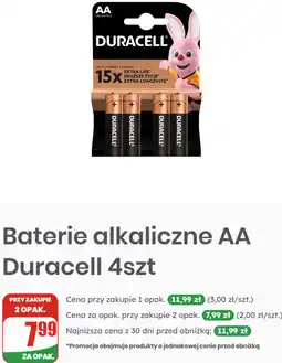 Dino Baterie alkaliczne AA Duracell 4szt oferta