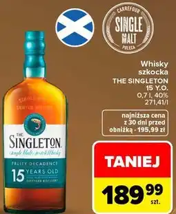 Carrefour Market Whisky szkocka THE SINGLETON 15 Y.O oferta