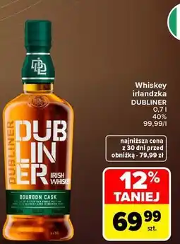 Carrefour Market Whiskey irlandzka DUBLINER oferta