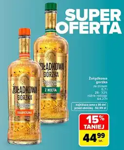Carrefour Market Żołądkowa gorzka ze złotem oferta