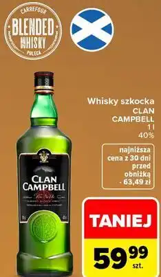 Carrefour Market Whisky szkocka CLAN CAMPBELL oferta