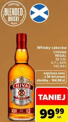 Carrefour Market Whisky szkocka CHIVAS REGAL 12 Y.O oferta