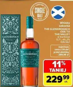 Carrefour Market Whisky szkocka THE GLENDRONACH ODE TO THE VALLEY w kartonie oferta