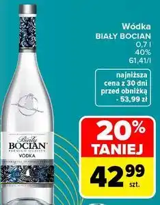 Carrefour Market Wódka Biały Bocian oferta