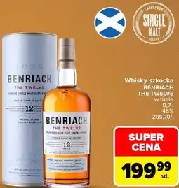 Carrefour Market Whisky szkocka BENRIACH THE TWELVE w tubie oferta