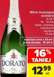 Carrefour Market Wino musujące Dorato białe, różowe, czerwone słodkie oferta
