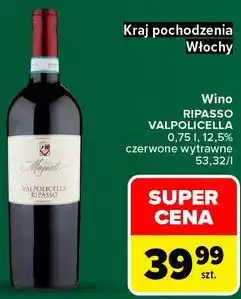 Carrefour Market Wino RIPASSO VALPOLICELLA czerwone wytrawne oferta