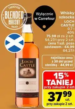 Carrefour Market Whisky szkocka LOCH CASTLE oferta