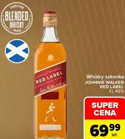 Carrefour Market Whisky szkocka Johnnie Walker Red Label oferta