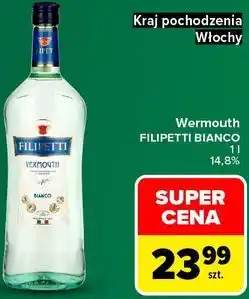 Carrefour Market Wermouth Filipetti Bianco oferta