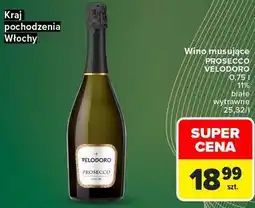 Carrefour Market Wino musujące PROSECCO VELODORO oferta